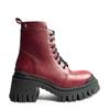 Altercore - Lacerta Vegan Bottes de plateforme - Bordeaux rouge Product image